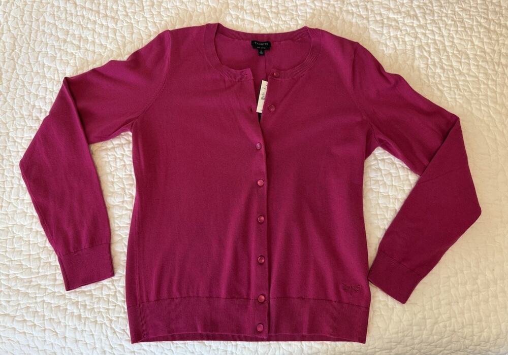 Talbots Cardigan Button Up-NWT-Size Medium